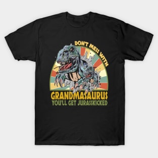 Funny t shirt for Dad, Brother, Boyfriend don't mess with mamasaurus you'll get jurasskicked T-shirt T-Shirt